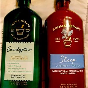 Aromatherapy body lotion